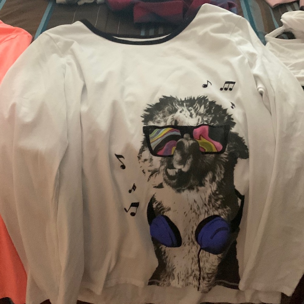 Long sleeve girls shirts